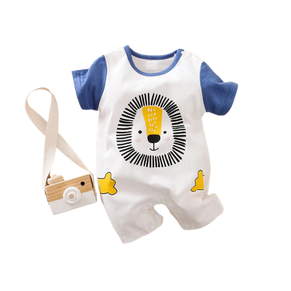 Macacão Infantil com Estampa de Leão
